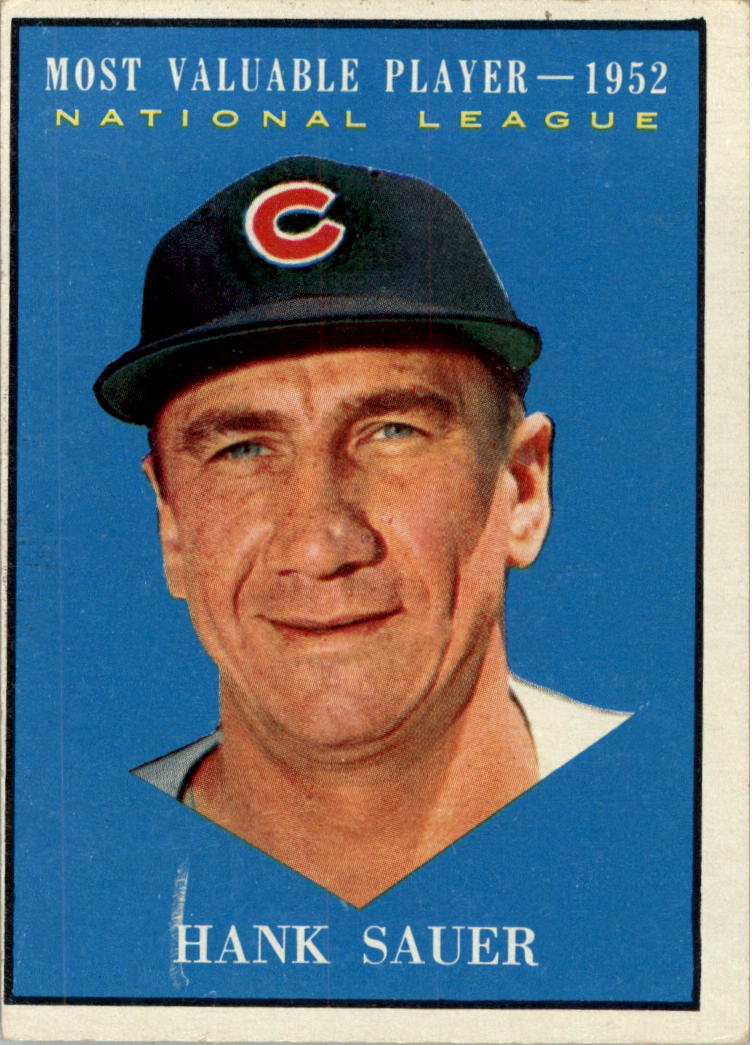 1961 Topps #481 Hank Sauer MVP
