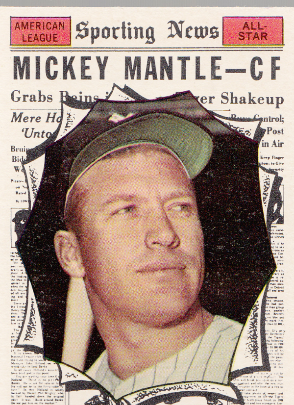 1961 Topps #578 Mickey Mantle AS