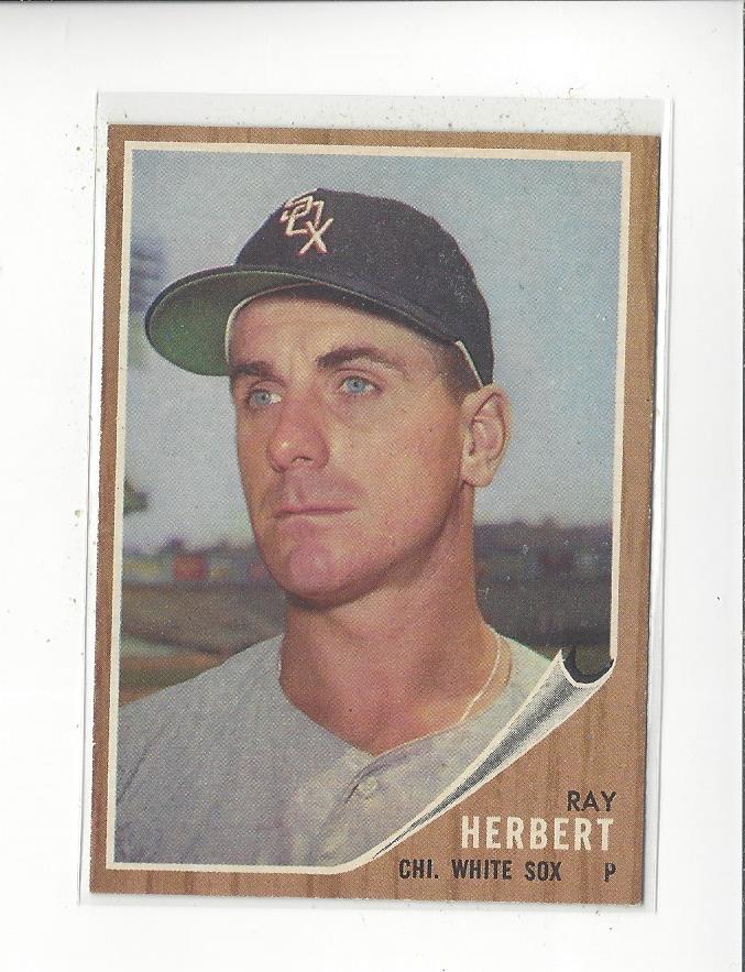 1962 Topps #8 Ray Herbert