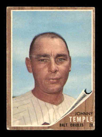 1962 Topps #34 Johnny Temple