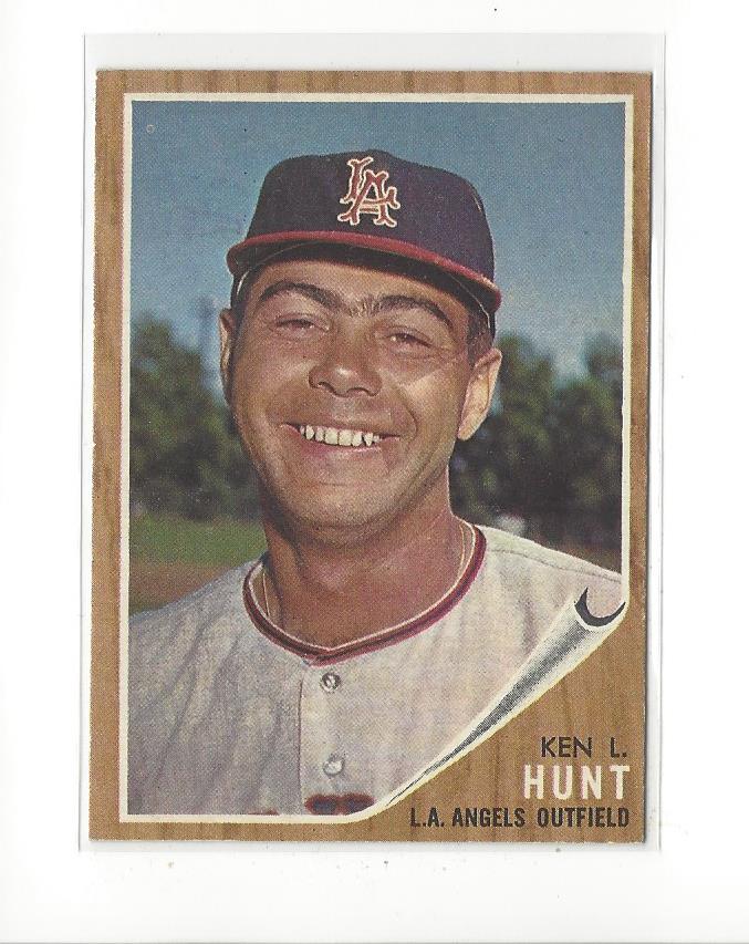 1962 Topps #68 Ken Hunt