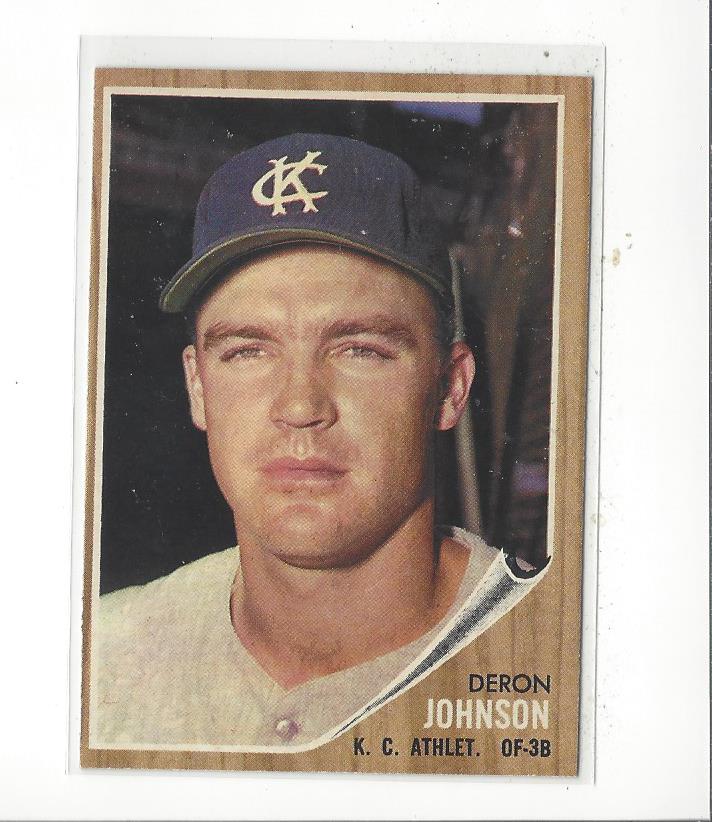 1962 Topps #82 Deron Johnson