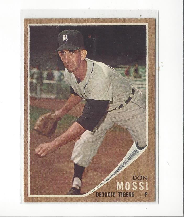 1962 Topps #105 Don Mossi