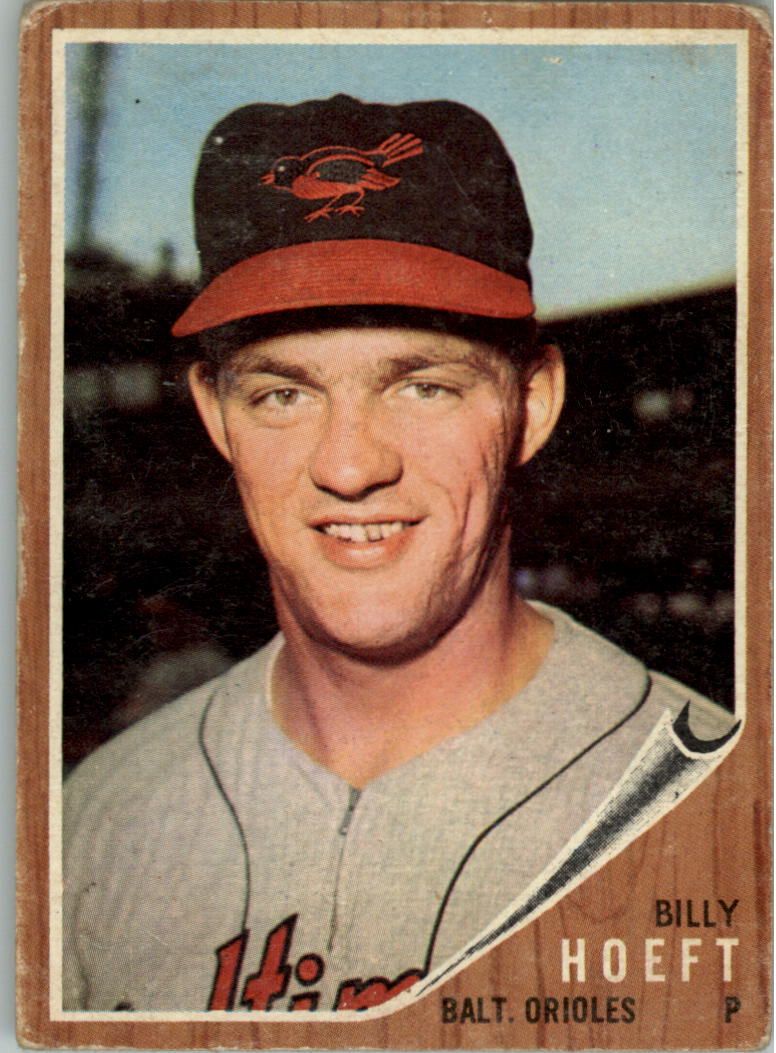 1962 Topps #134A Billy Hoeft/Blue Sky