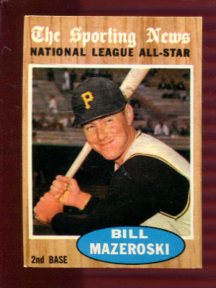 1962 Topps #391 Bill Mazeroski AS