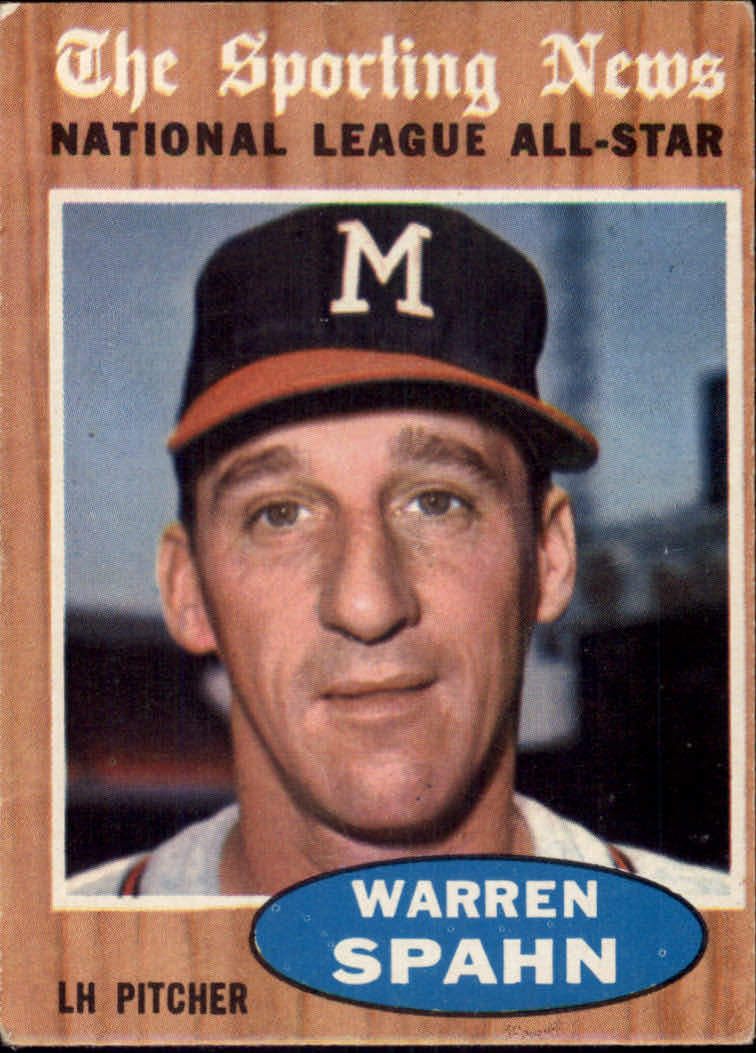 1962 Topps #399 Warren Spahn AS