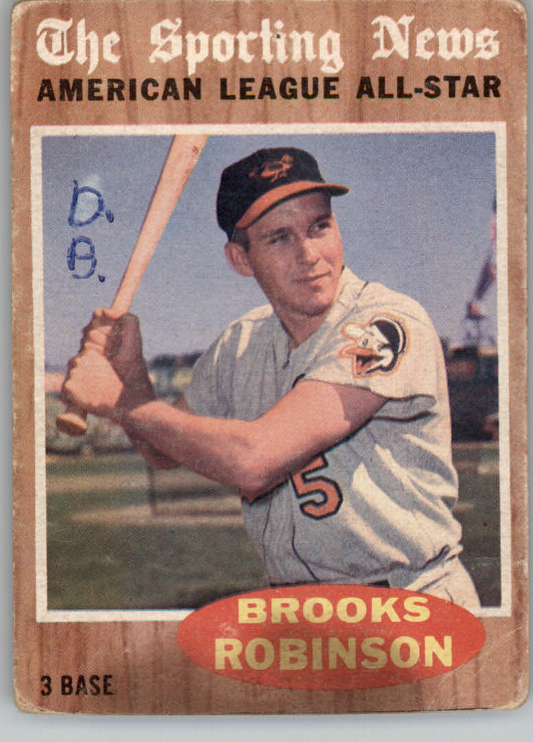 1962 Topps #468 Brooks Robinson AS