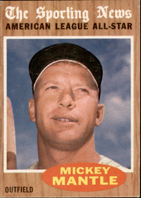 1962 Topps #471 Mickey Mantle AS