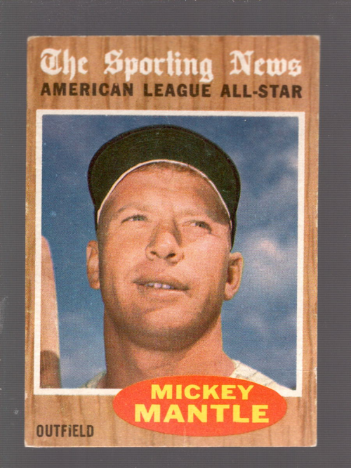 1962 Topps #471 Mickey Mantle AS