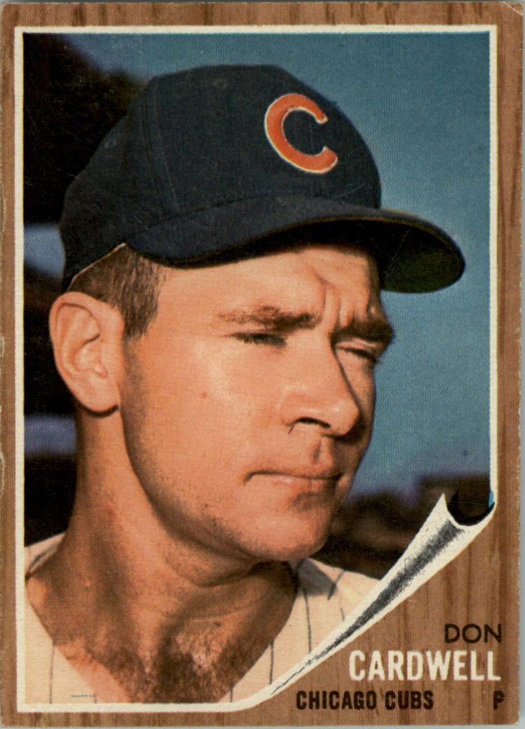 1962 Topps #495 Don Cardwell