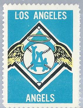 1962 Topps Stamps #62 Los Angeles Emblem