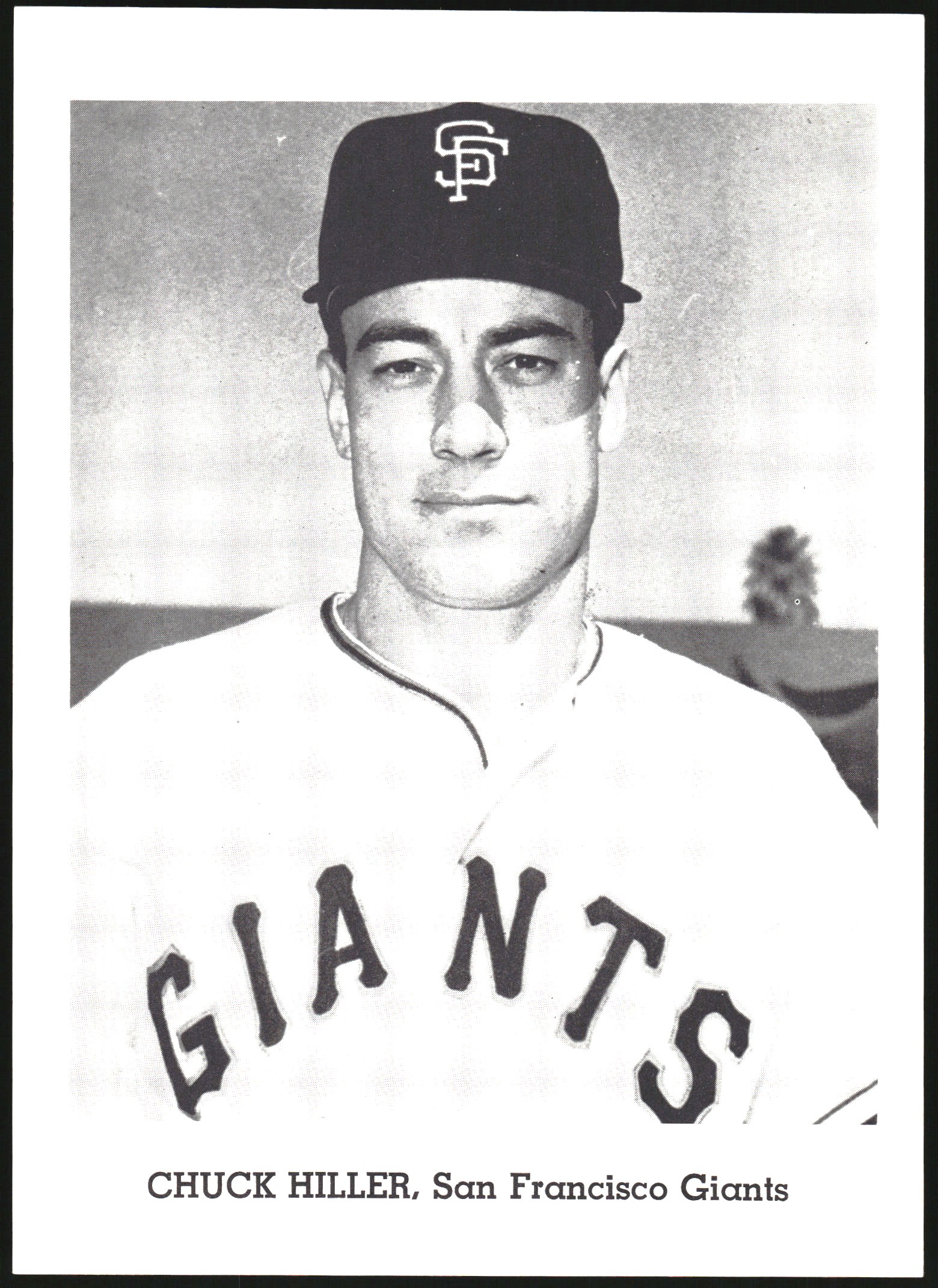 1962 Giants Jay Publishing #6 Chuck Hiller