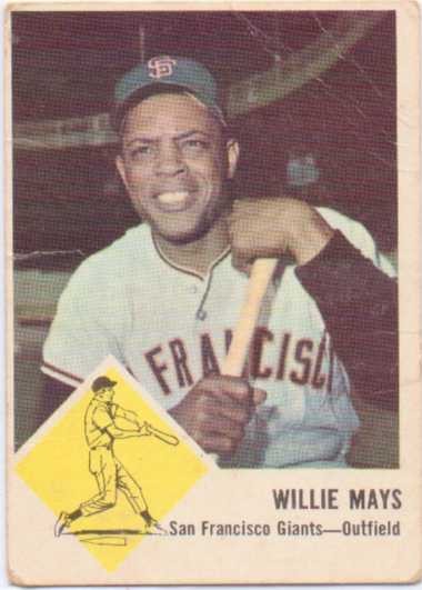 1963 Fleer #5 Willie Mays