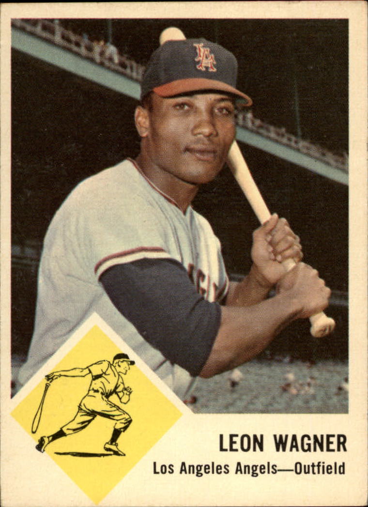 1963 Fleer #21 Leon Wagner