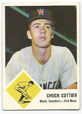 1963 Fleer #28 Chuck Cottier