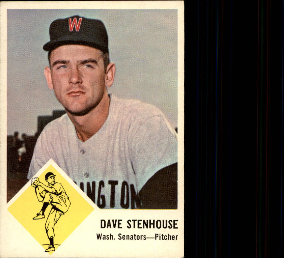 1963 Fleer #30 Dave Stenhouse