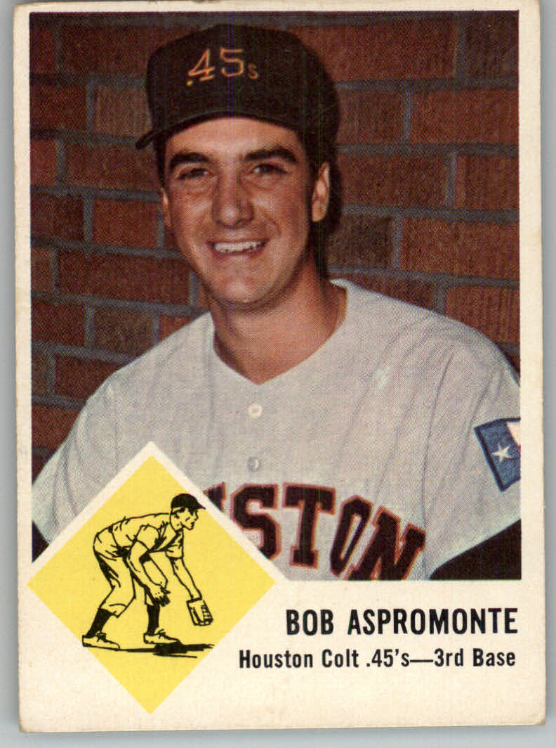 1963 Fleer #37 Bob Aspromonte