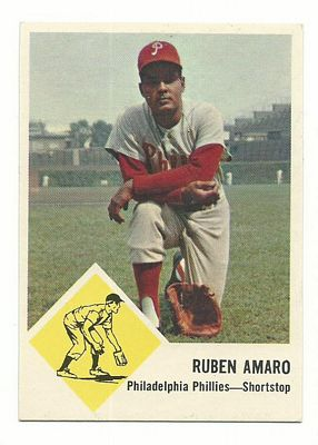 1963 Fleer #50 Ruben Amaro