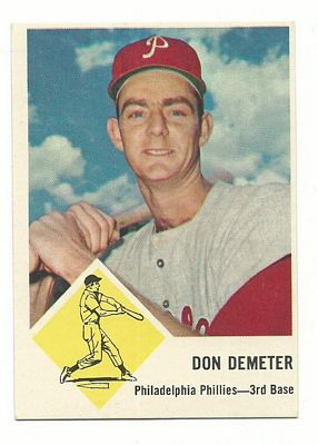 1963 Fleer #53 Don Demeter
