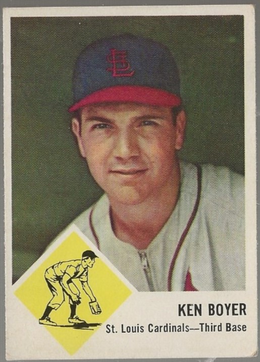 1963 Fleer #60 Ken Boyer