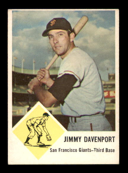 1963 Fleer #65 Jim Davenport