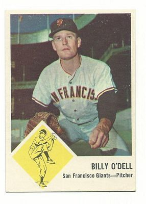 1963 Fleer #66 Billy O'Dell