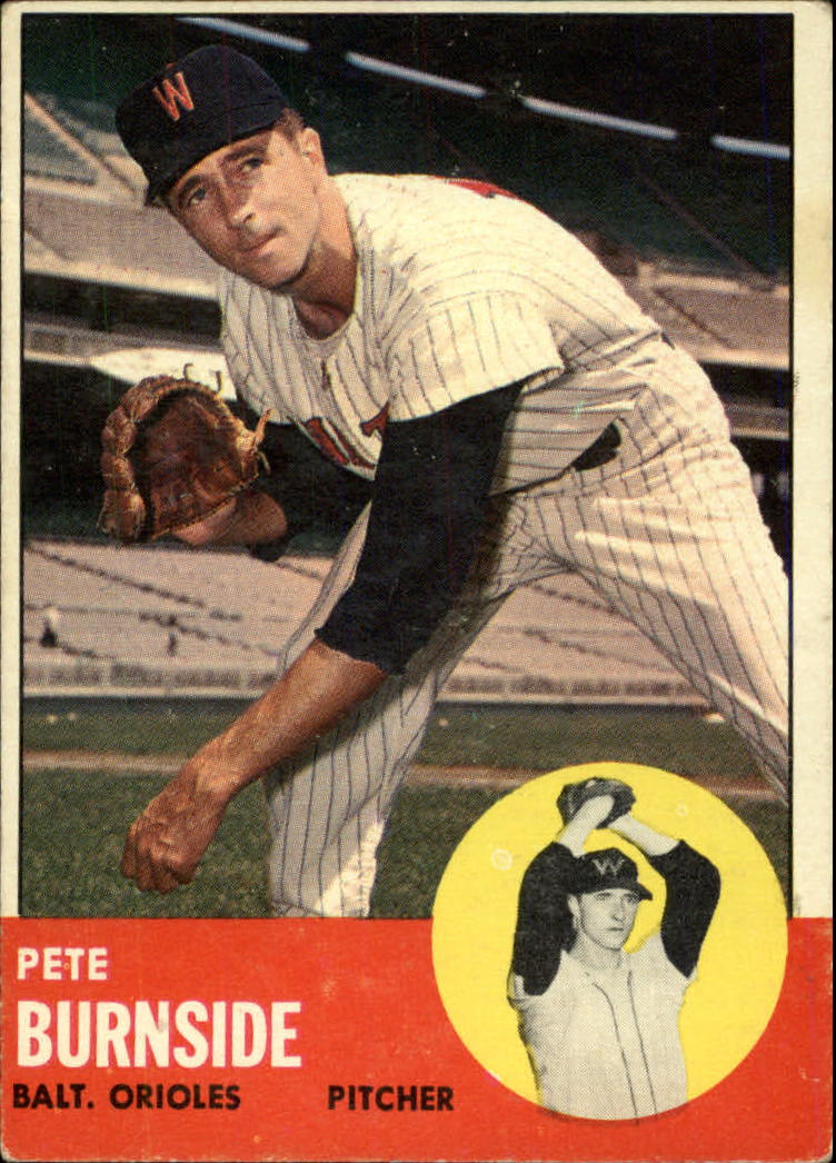 1963 TOPPS BASEBALL ASSORTED SINGLES U-PICK #2-73 - Picture 73 of 483