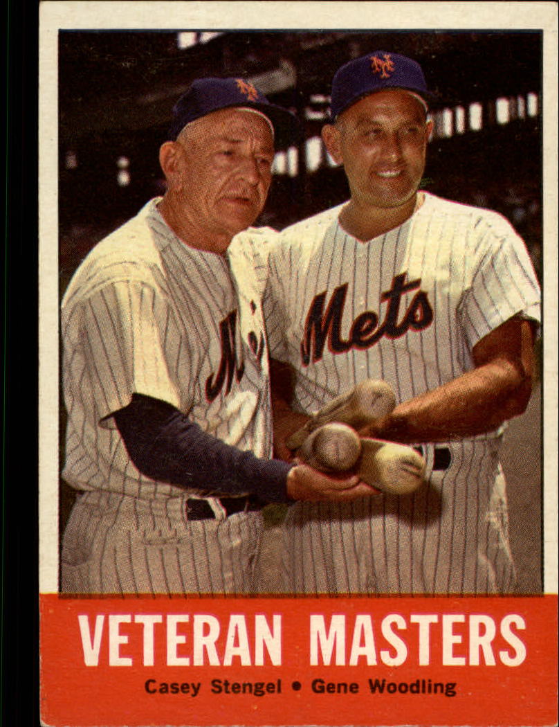 1963 Topps #43 Veteran Masters/Casey Stengel/Gene Woodling