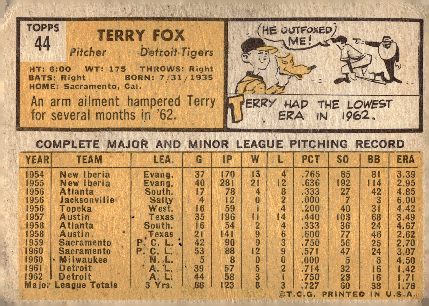1963 TOPPS BASEBALL ASSORTED SINGLES U-PICK #2-73 - Picture 261 of 483