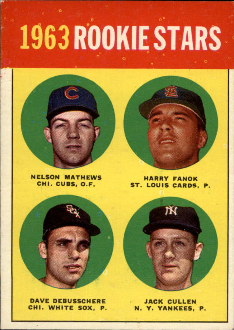 1963 TOPPS BASEBALL ASSORTED SINGLES U-PICK #2-73 - Picture 342 of 483