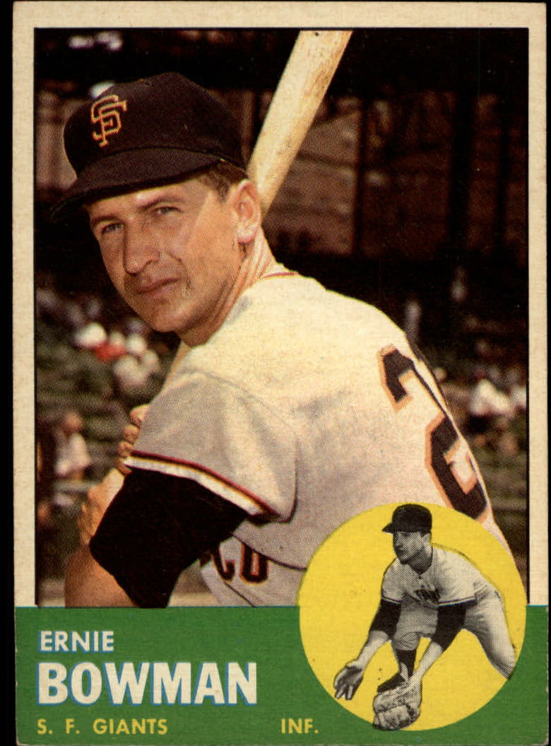 1963 TOPPS BASEBALL ASSORTED SINGLES U-PICK #2-73 - Picture 404 of 483