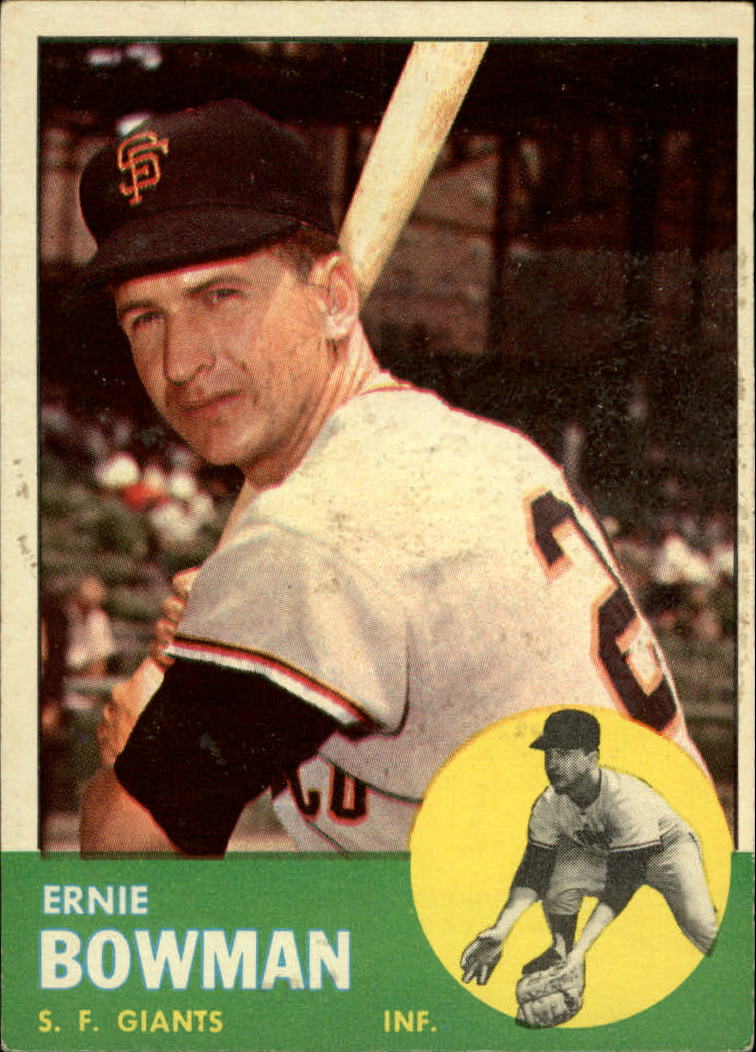 1963 TOPPS BASEBALL ASSORTED SINGLES U-PICK #2-73 - Picture 406 of 483