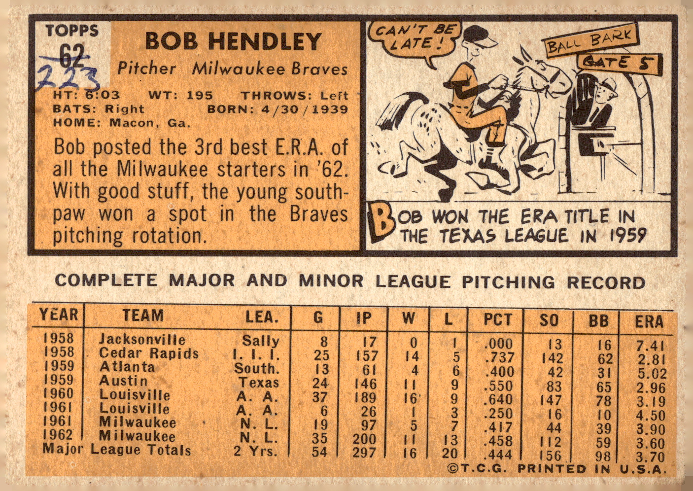 1963 TOPPS BASEBALL ASSORTED SINGLES U-PICK #2-73 - Picture 421 of 483