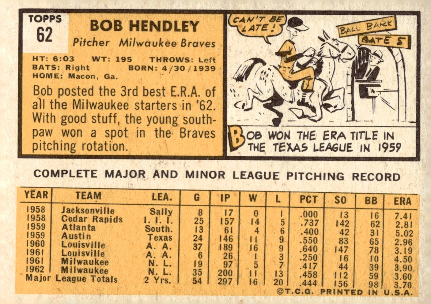 1963 TOPPS BASEBALL ASSORTED SINGLES U-PICK #2-73 - Picture 411 of 483