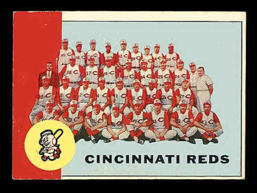 1963 Topps #63 Cincinnati Reds TC