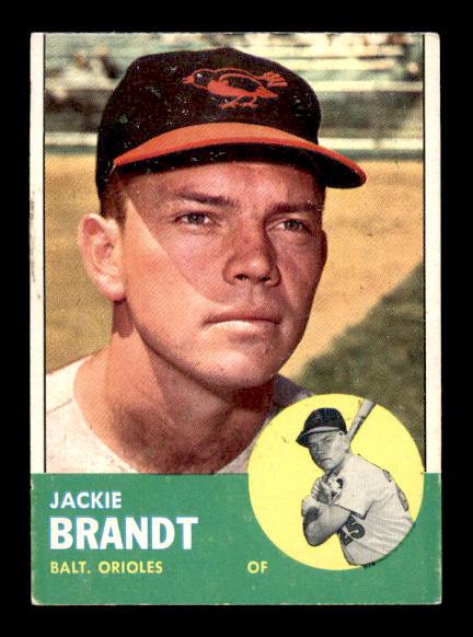 1963 Topps #65 Jackie Brandt