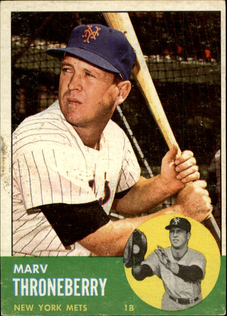 1963 Topps #78 Marv Throneberry