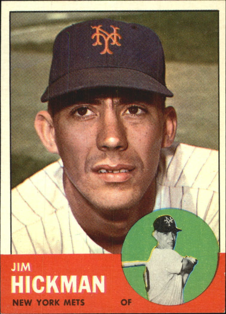 1963 Topps #107 Jim Hickman