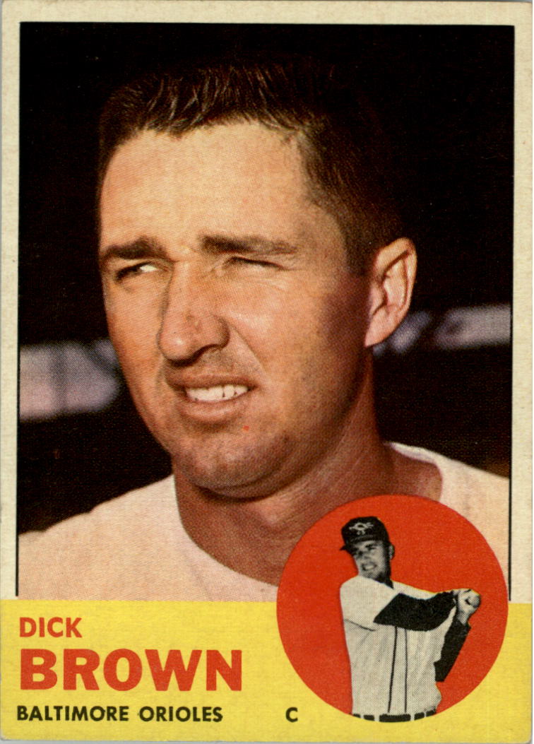 1963 Topps #112 Dick Brown