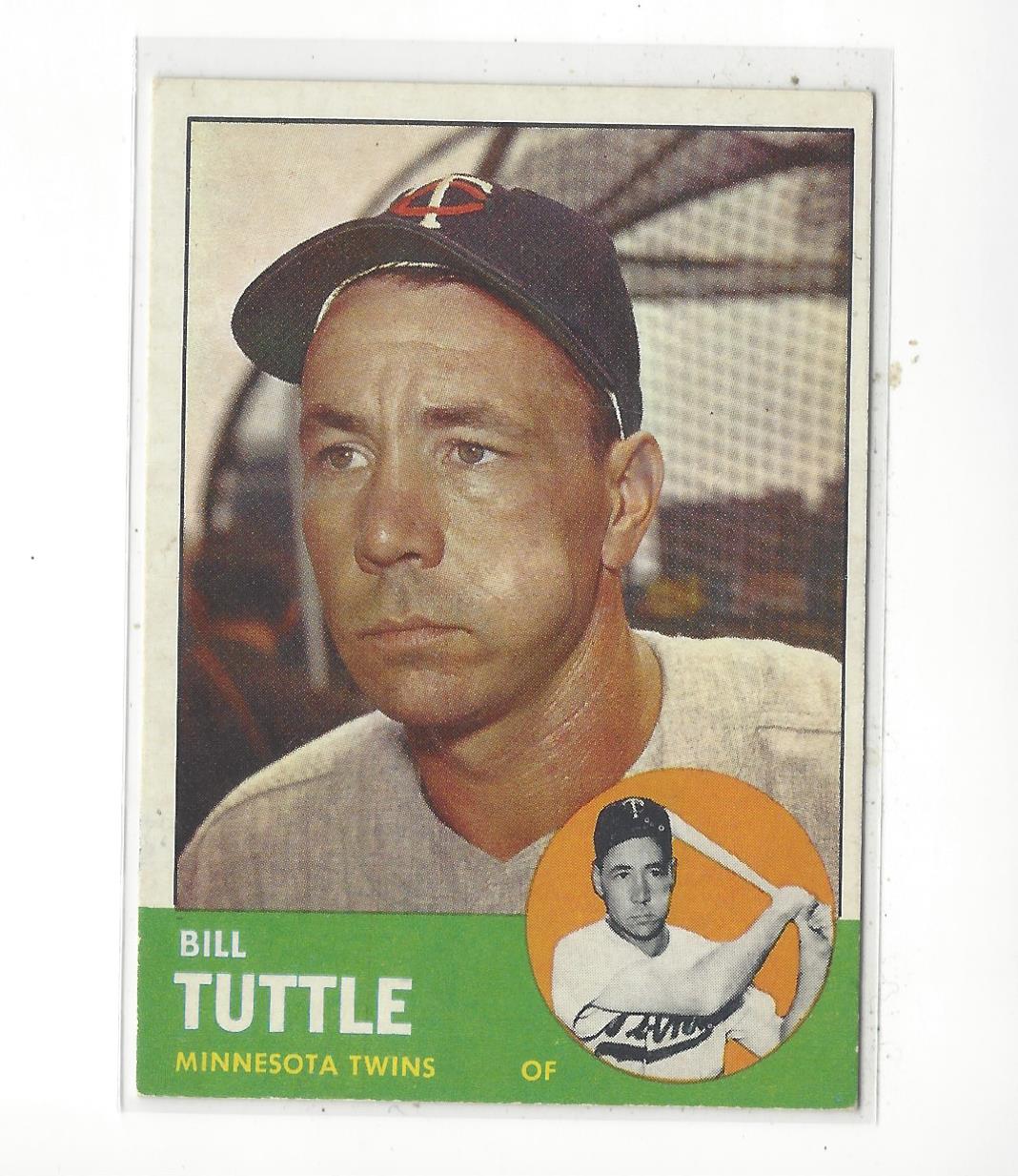 1963 Topps #127 Bill Tuttle