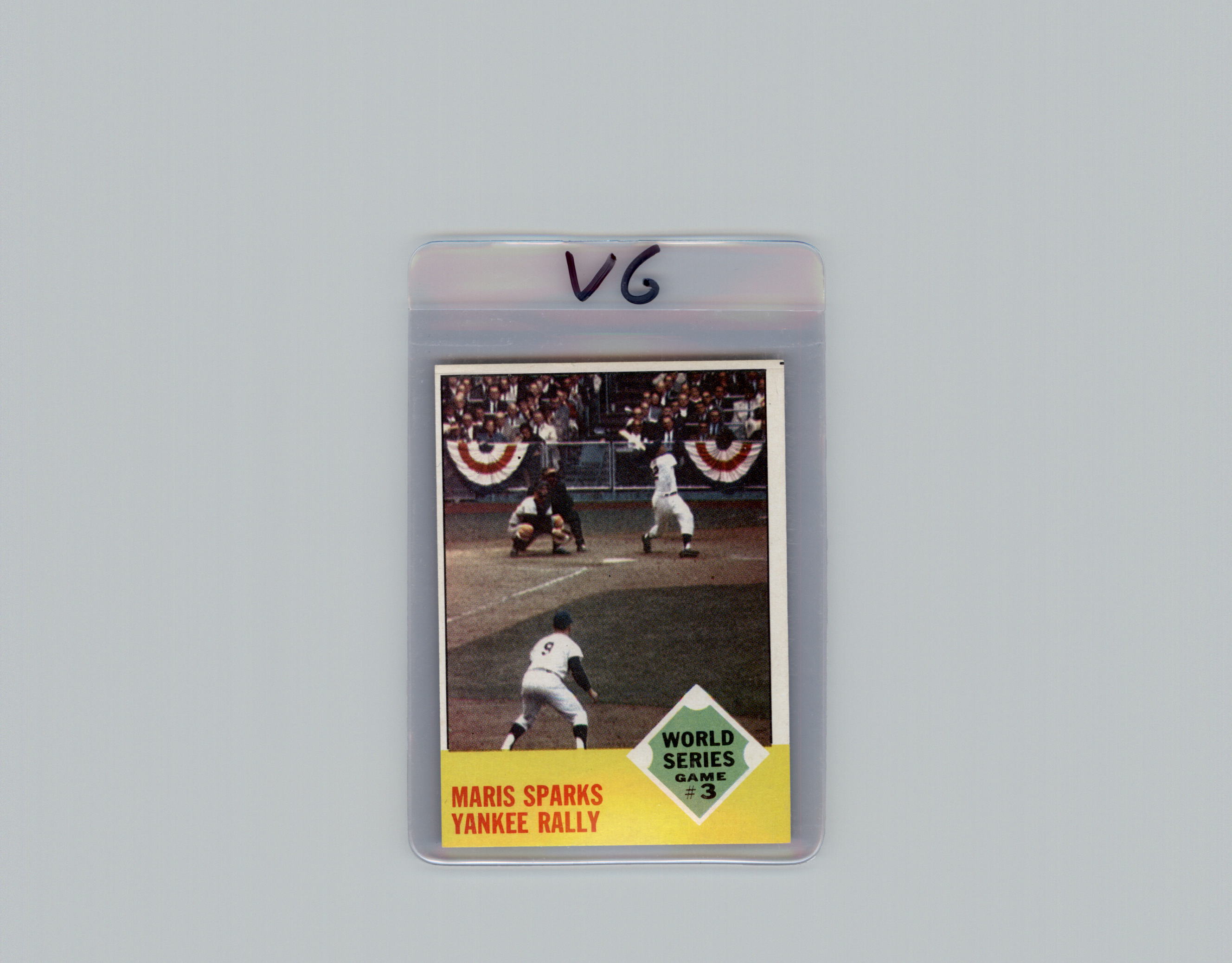 1963 Topps #144 World Series Game 3/Roger Maris