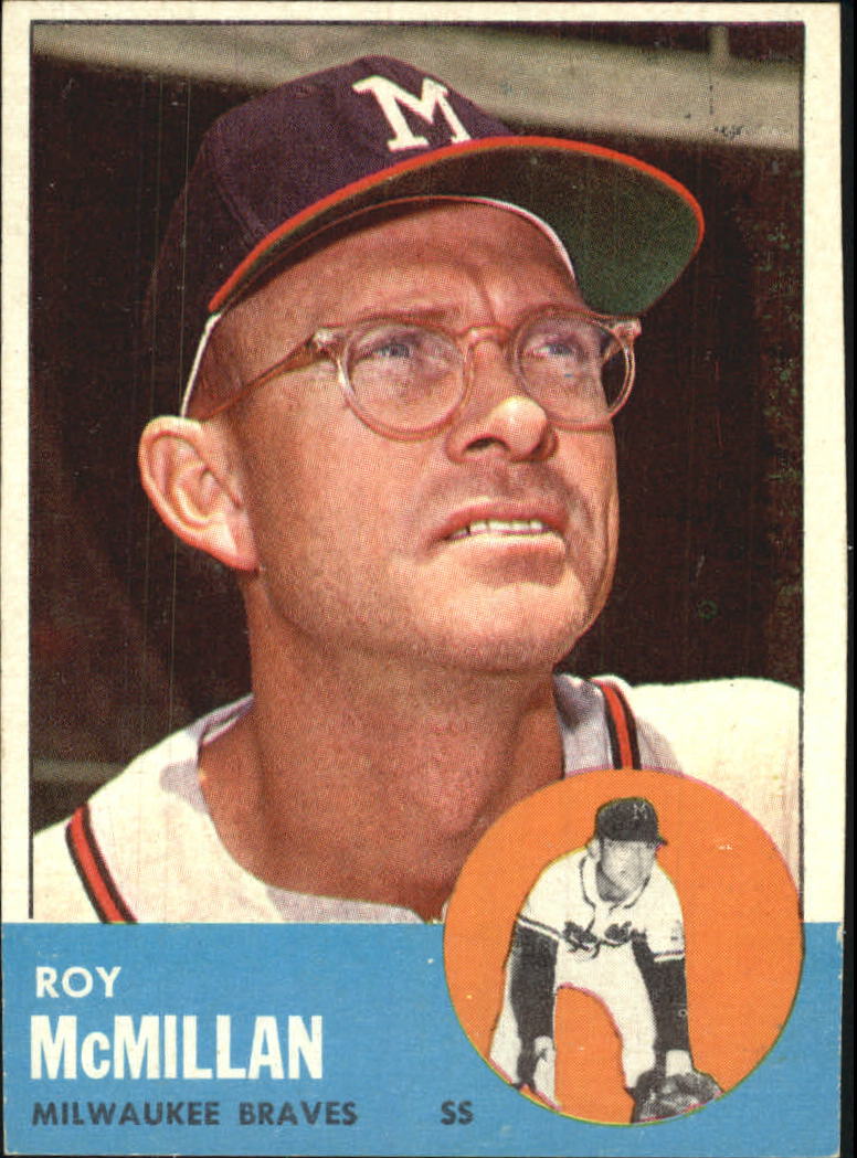 1963 Topps #156 Roy McMillan - EX-MT