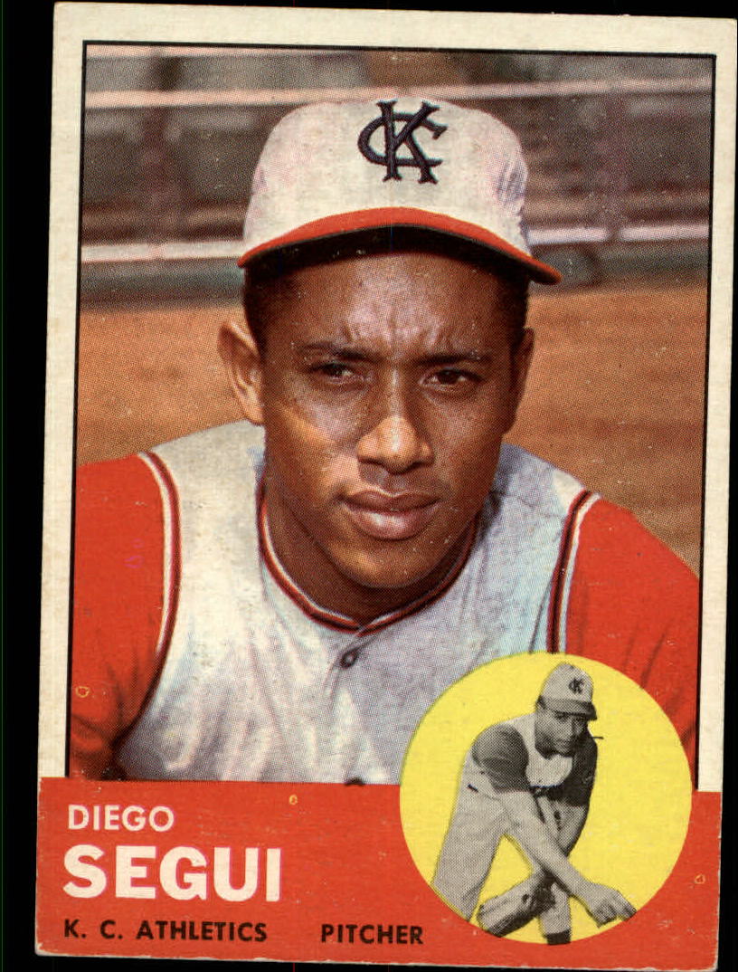 1963 Topps #157 Diego Segui RC