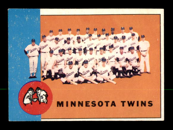1963 Topps #162 Minnesota Twins TC