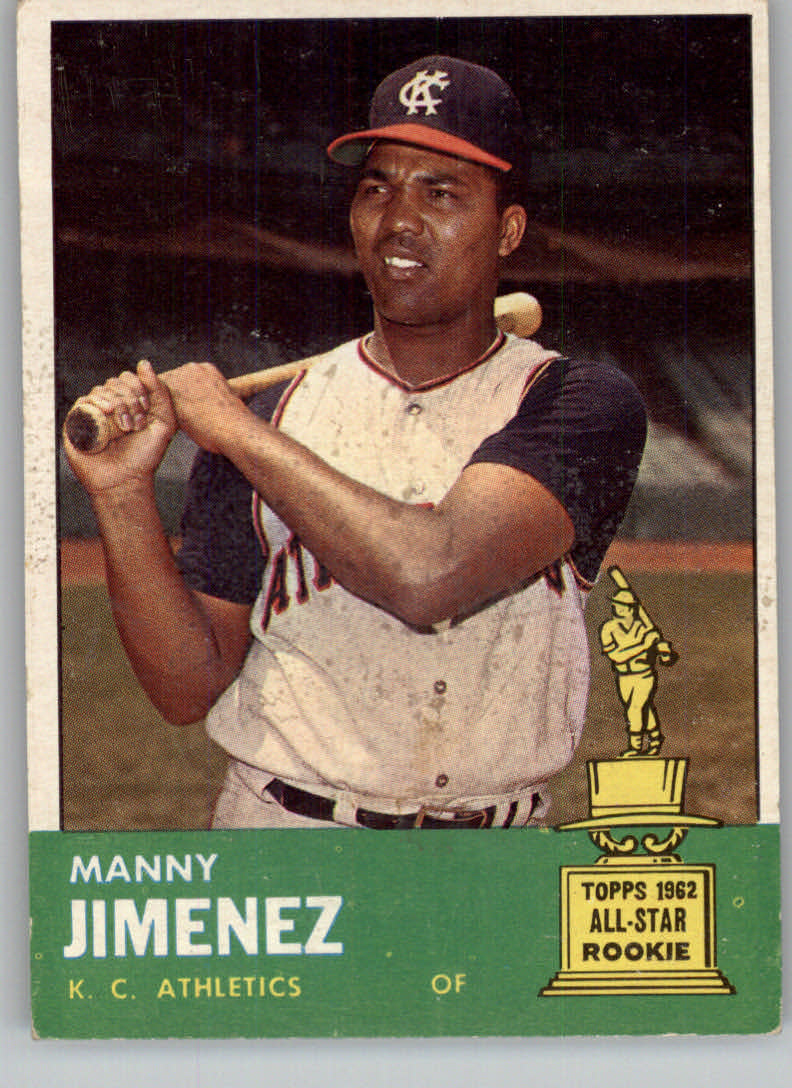 1963 Topps #195 Manny Jimenez