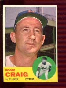1963 Topps #197 Roger Craig
