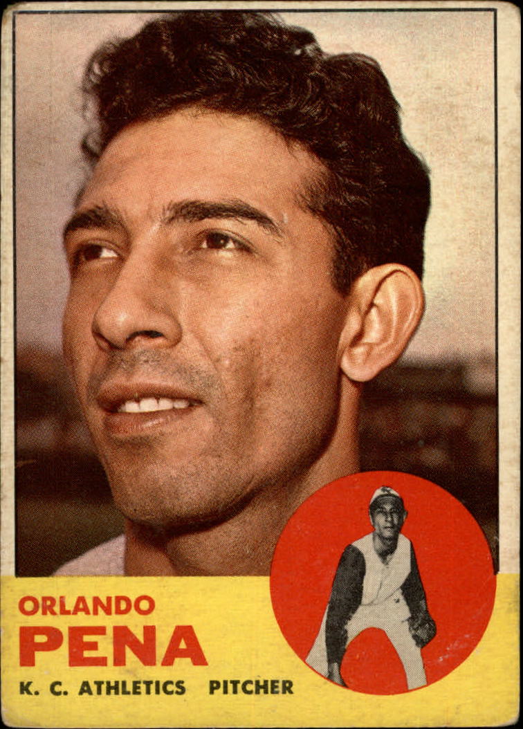 1963 Topps #214 Orlando Pena
