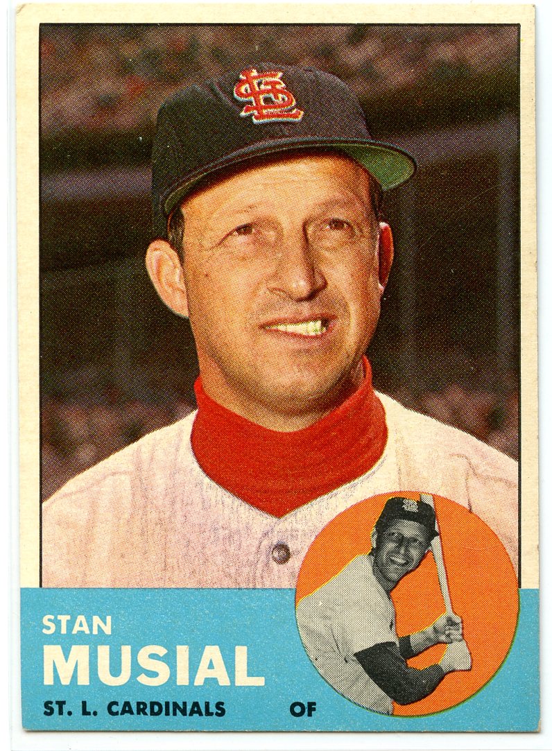 1963 Topps 250 Stan Musial EX