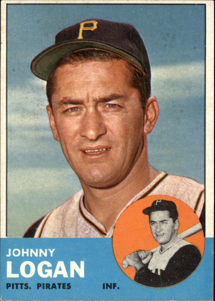 1963 Topps #259 Johnny Logan