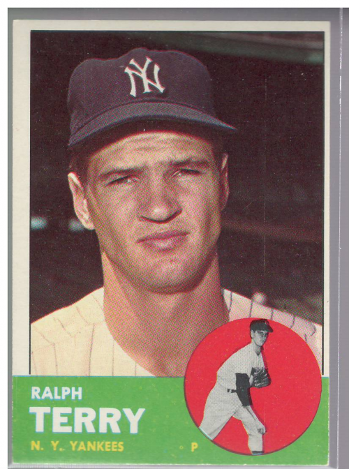 1963 Topps #315 Ralph Terry